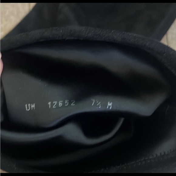 Stuart Weitzman Black Stretch Suede Yulianaland Over the Knee Boot - Picture 7 of 9